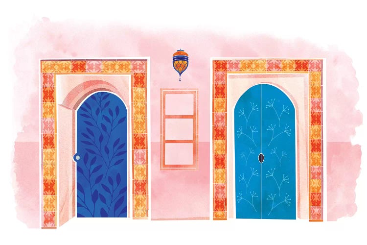 Neighbors by Modern Tropical wall art