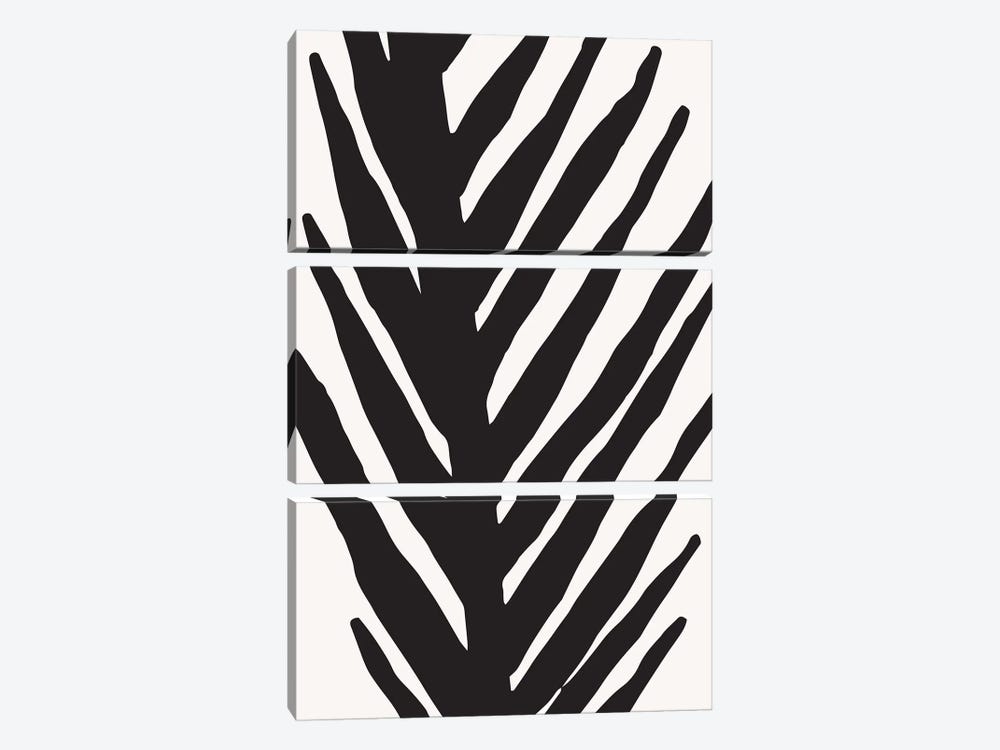 Abstract Minimal Palm by Modern Tropical 3-piece Canvas Artwork