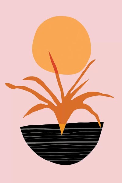 Minimalist Bohemian Decor: Abstract Minimal VI by Modern Tropical