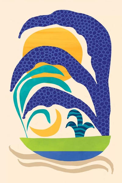 Secret Garden by Modern Tropical framed wall art