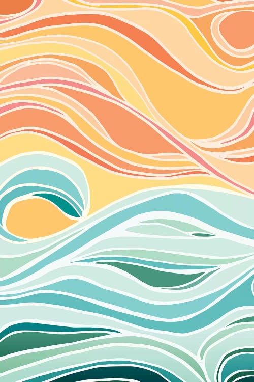 Sky And Sea Abstract