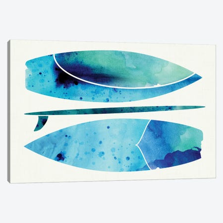 Submerged Canvas Print #MTP63} by Modern Tropical Canvas Artwork