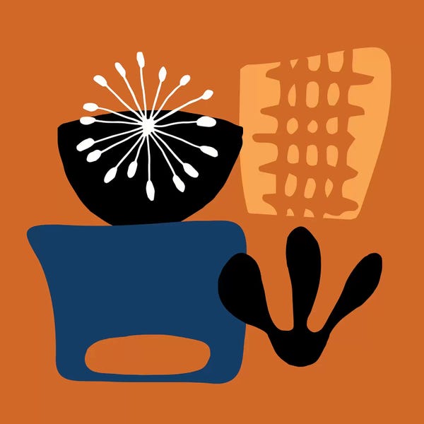 Scandinavian Décor: Abstract Modernist II by Modern Tropical