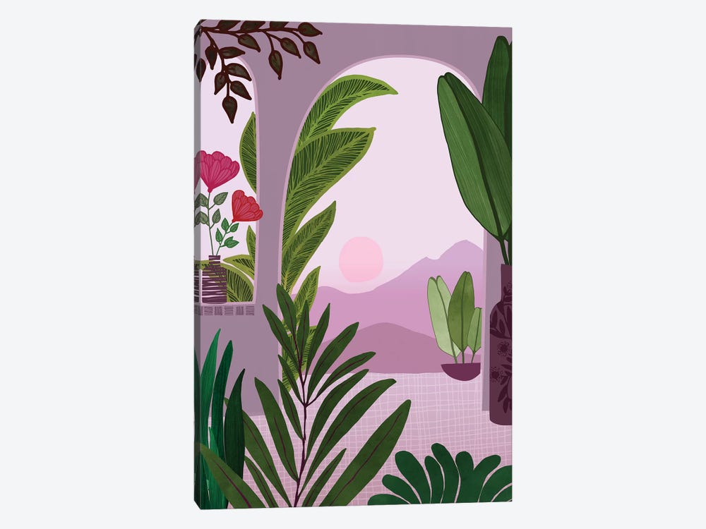 Tropical Morning by Modern Tropical 1-piece Canvas Art Print