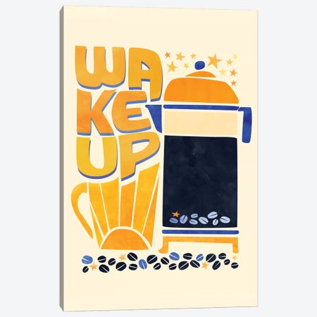 Wake Up Canvas Print #MTP81} by Modern Tropical Canvas Art