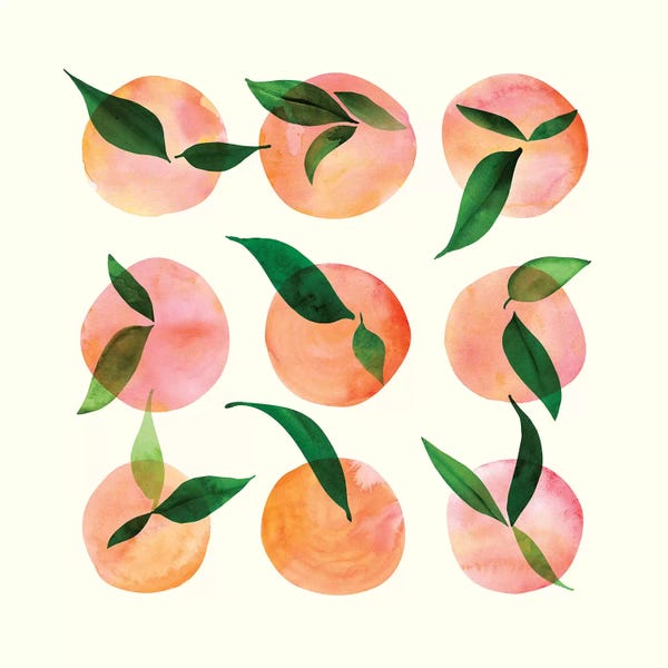 Scandinavian Décor: Watercolor Fruit by Modern Tropical