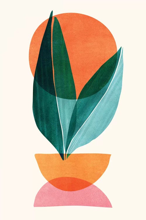 Abstract Nature Stack by Modern Tropical wall art