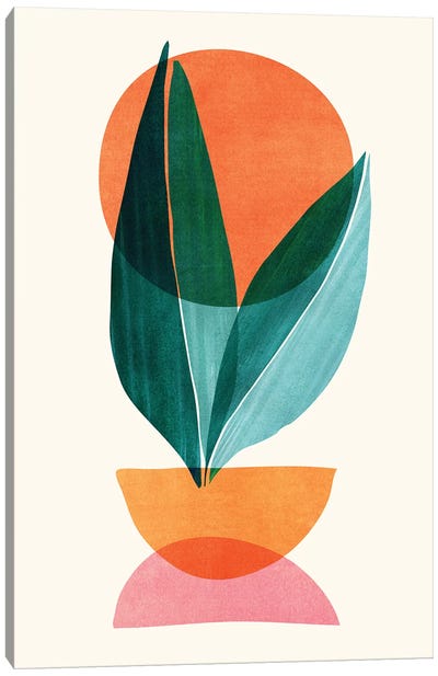 Abstract Nature Stack Canvas Art Print - Plant Art