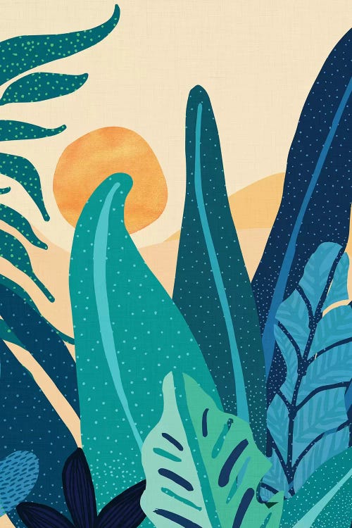 Afternoon Landscape by Modern Tropical wall art