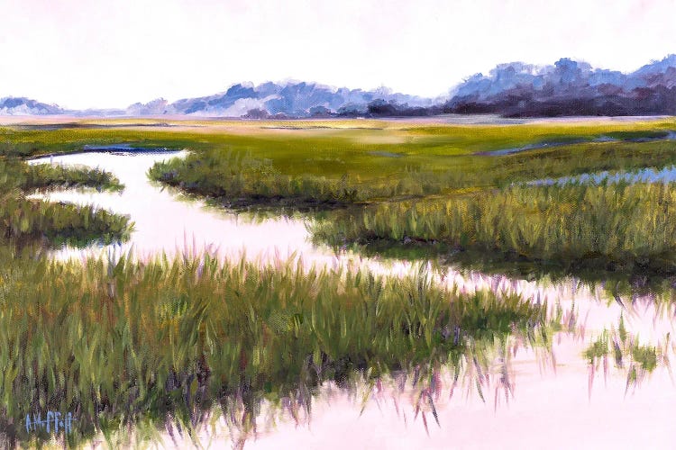 Pink Marsh by April Moffatt wall art