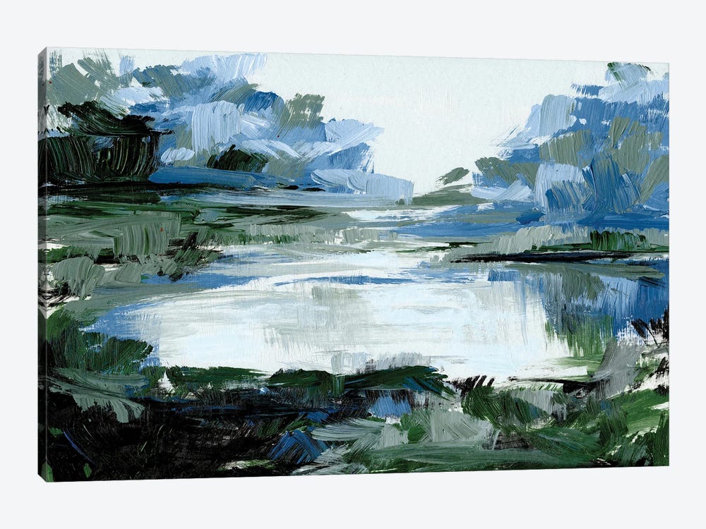 Cold Morning Marsh by April Moffatt 1-piece Canvas Art