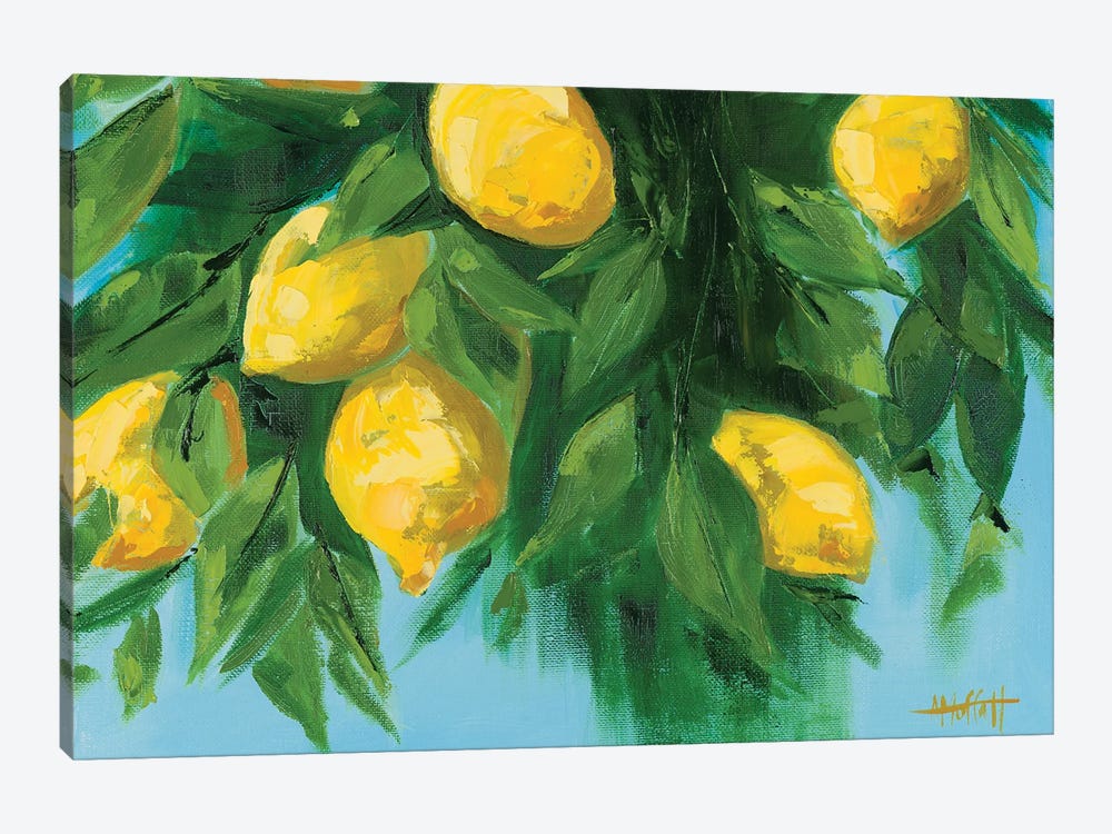 Italian Lemons In The Sun by April Moffatt 1-piece Canvas Art Print