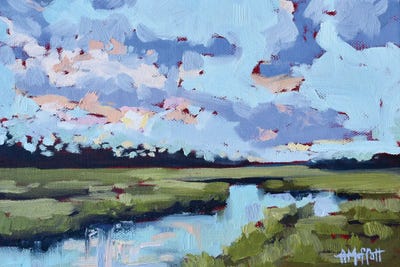 Jekyll Island Morning by April Moffatt framed wall art