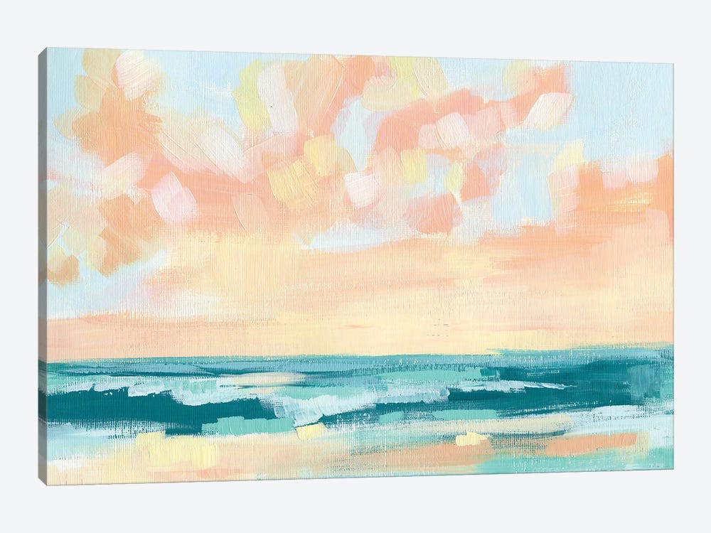 Sorbet Beach I by April Moffatt 1-piece Canvas Art Print
