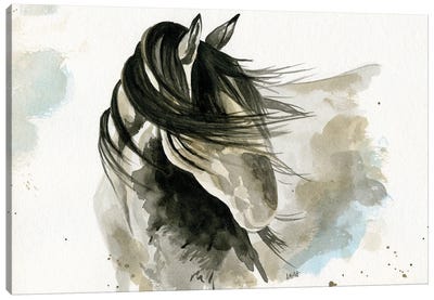 Shy Horse Canvas Art Print - April Moffatt