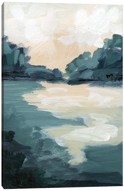 Peaceful Marsh I Canvas Art Print - Marsh & Swamp Art