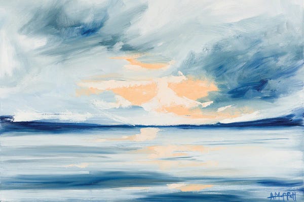 Nautical: Storm Over The Harbor II by April Moffatt