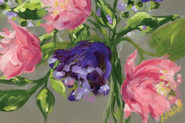 April Moffatt: Summer Peonies I by April Moffatt