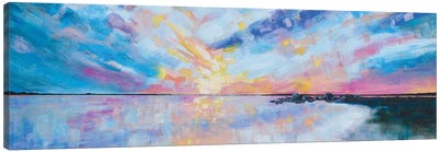 Sunset On Sullivan's Island Canvas Art Print - South Carolina Art