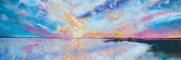 April Moffatt: Sunset On Sullivan's Island by April Moffatt