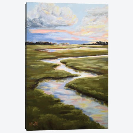 Pastel Marsh I Canvas Print #MTT45} by April Moffatt Art Print
