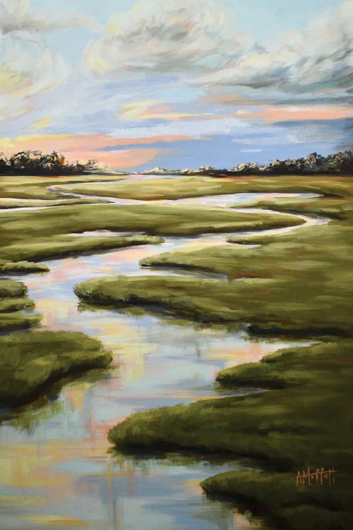 Pastel Marsh II by April Moffatt wall art
