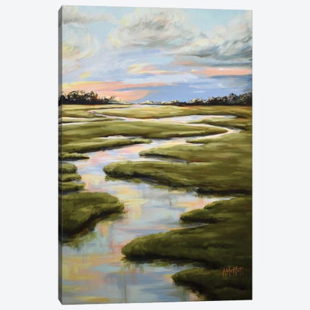 Pastel Marsh II Canvas Print #MTT46} by April Moffatt Art Print