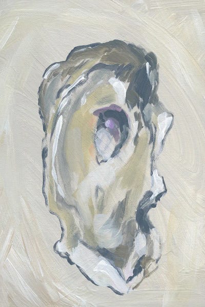 Sea Life: Beige Oyster I by April Moffatt