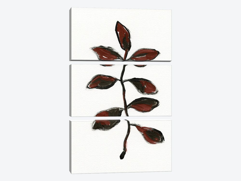 Simple Botanical I by April Moffatt 3-piece Canvas Art