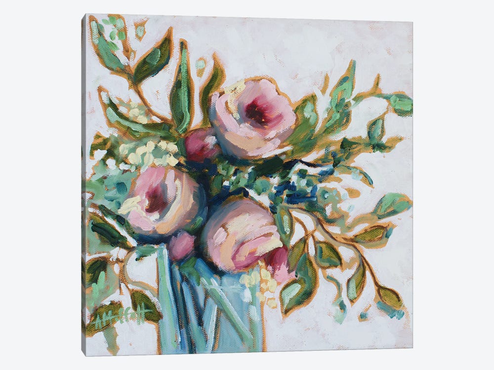 Delicate Floral IV by April Moffatt 1-piece Canvas Art Print