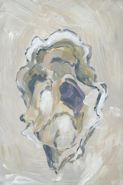 Wall Art: Beige Oyster III by April Moffatt