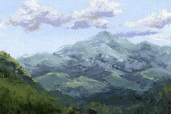 April Moffatt: Blue Ridge Mountains I by April Moffatt