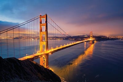 Golden Gate Bridge II by Mateusz Piesiak canvas print