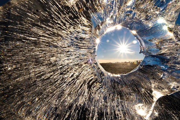 Ice & Snow Close-Ups: Ice Form by Mateusz Piesiak