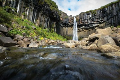 Waterfall, Iceland by Mateusz Piesiak canvas print