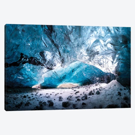 Glacier Cave Canvas Print #MTU41} by Mateusz Piesiak Canvas Print