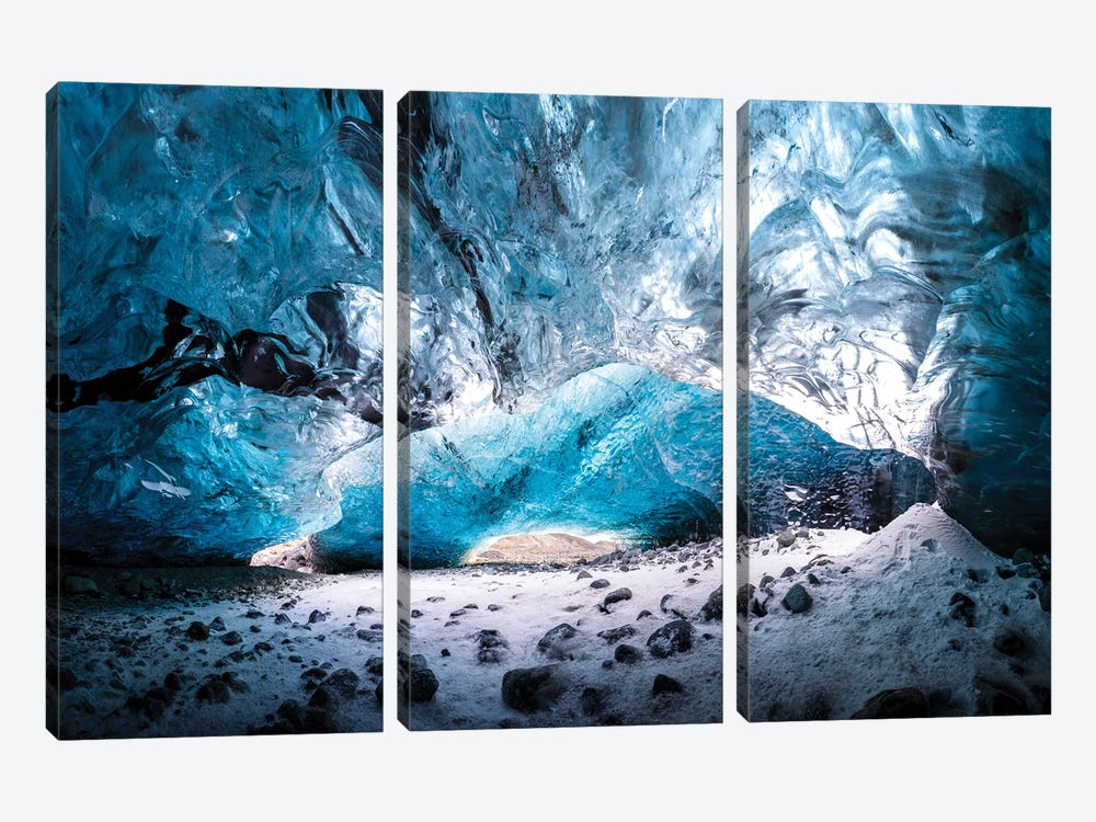 Glacier Cave by Mateusz Piesiak 3-piece Art Print