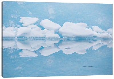 Reflection Canvas Art Print - Glacier & Iceberg Art