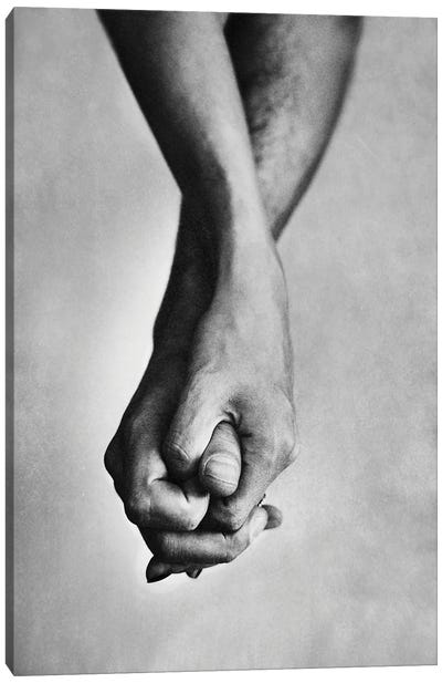 Hold Me Tight Canvas Art Print - Hands