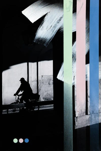 Ghost Rider (Collaboration With Dominic Berchtold) by Martin Elsner canvas print