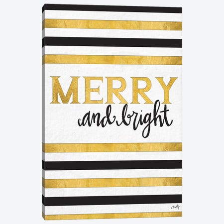 Merry and Bright Canvas Print #MTY10} by Misty Michelle Canvas Wall Art