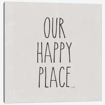 Our Happy Place Canvas Print #MTY11} by Misty Michelle Canvas Wall Art