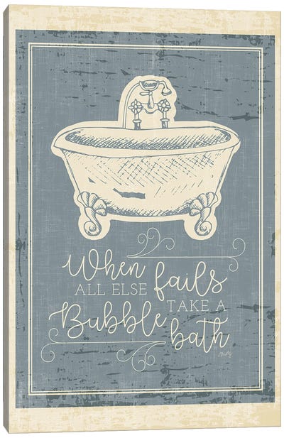 Bubble Bath Canvas Art Print