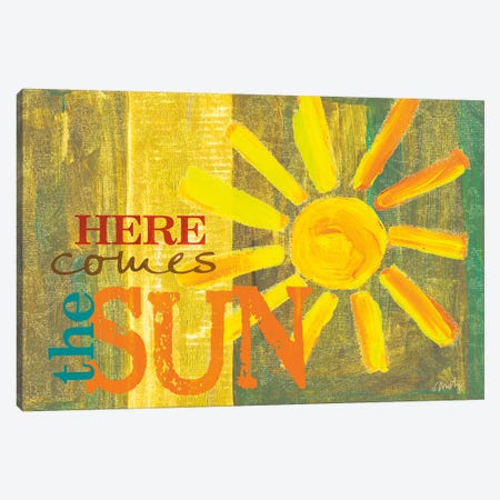 Here Comes the Sun Canvas Print #MTY6} by Misty Michelle Canvas Art Print
