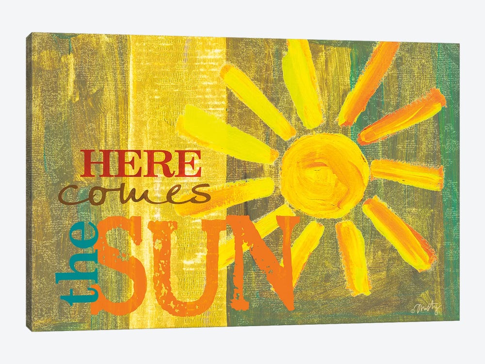 Here Comes the Sun by Misty Michelle 1-piece Canvas Art Print
