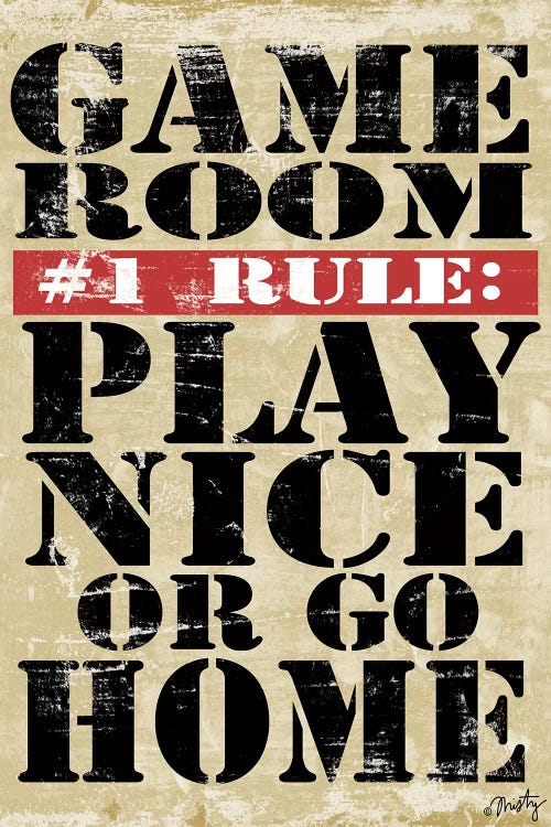 Game Room #1 Rule