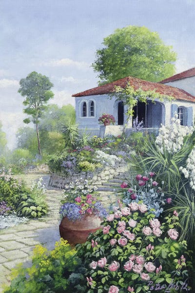 Italian Garden I by Peter Motz multi panel art