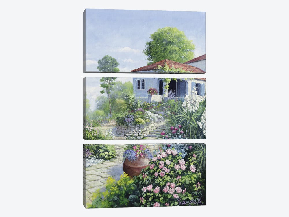 Italian Garden I by Peter Motz 3-piece Canvas Art