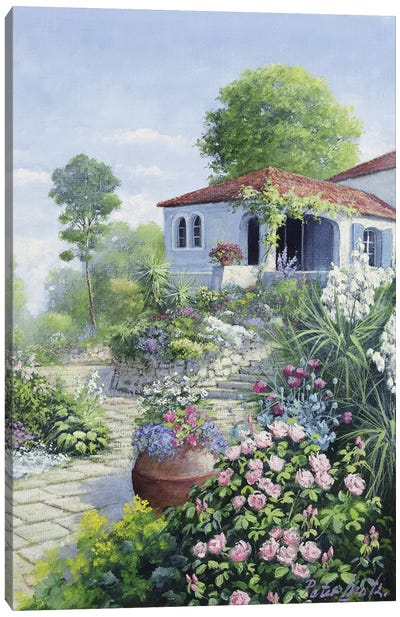 Italian Garden I Canvas Art Print - Peter Motz