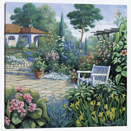 Italian Garden II Canvas Print #MTZ21} by Peter Motz Canvas Artwork
